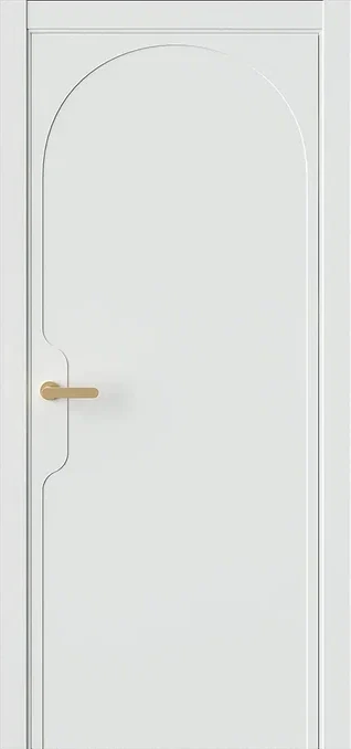 Межкомнатная дверь AxelDoors Outline 11, цвет Белая вуаль