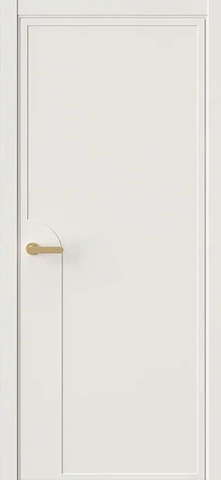 Межкомнатная дверь AxelDoors Outline 2, цвет Белая вуаль